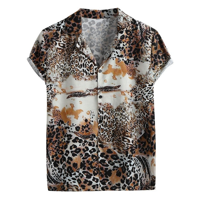 shirt camisa masculina men shirt men camisas hombre chemise homme streetwear camisa social mascul Casual Short-Sleeve рубашка Z4