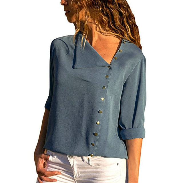 Fashion Long Sleeve Women Blouse