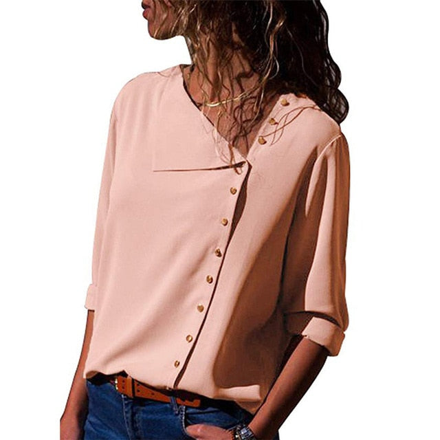 Fashion Long Sleeve Women Blouse