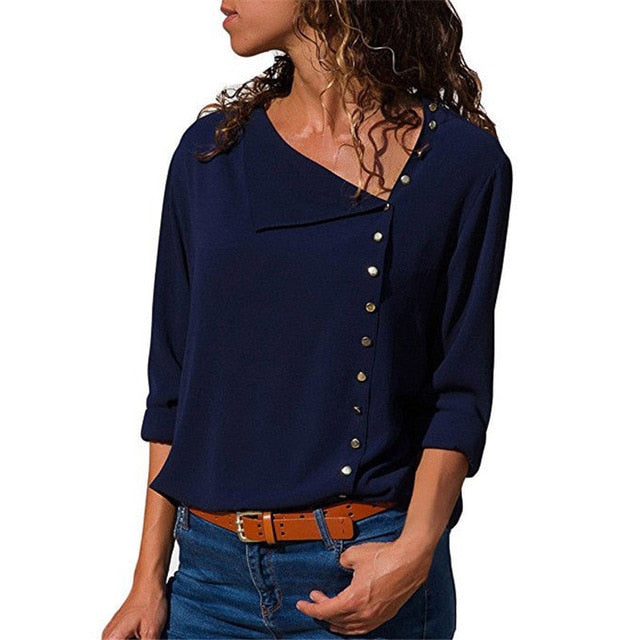 Fashion Long Sleeve Women Blouse