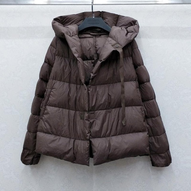 Hooded Duck Down Parkas