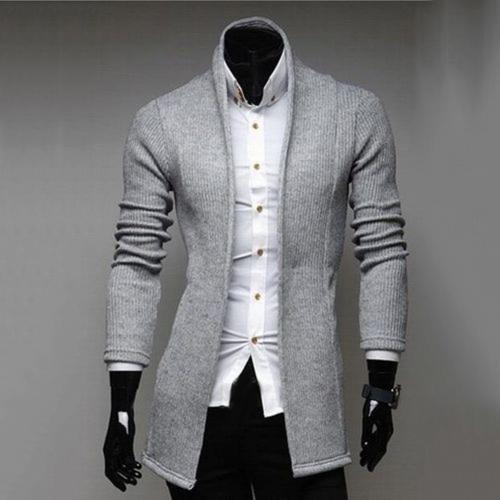 Mens Vintage Blazer Coats Knitted Mandarin Collar Business Dress Blazers Casual Jackets Male Slim Fits Suit Jacket платье пиджак