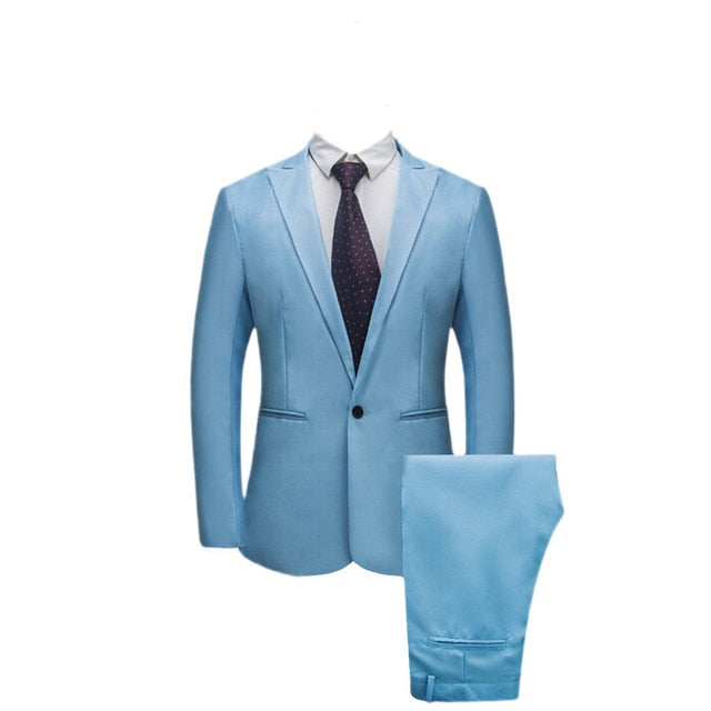 Men's Wedding Slim Fit Blazer Suit