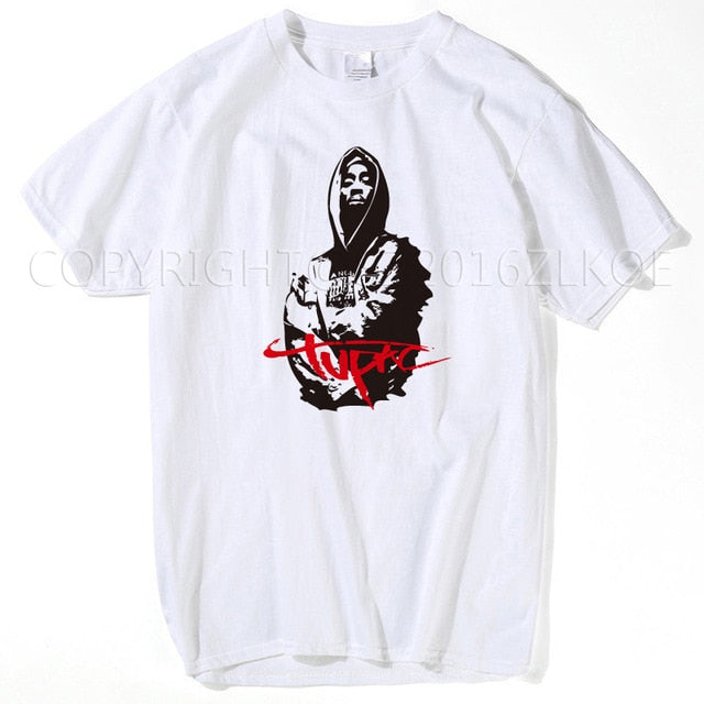 Tupac 2pac t shirt Shakur Hip Hop T Shirts Makaveli rapper Snoop Dogg Biggie Smalls eminem J Cole jay-z Savage hip hop rap music
