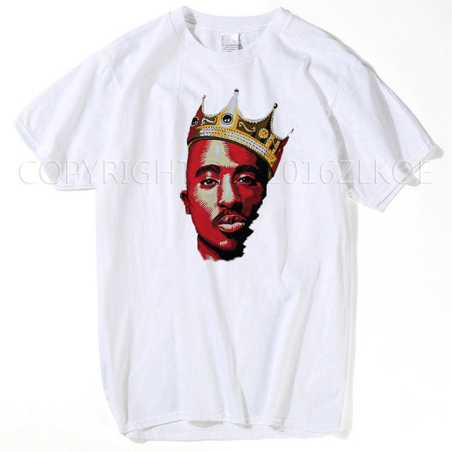 Tupac 2pac t shirt Shakur Hip Hop T Shirts Makaveli rapper Snoop Dogg Biggie Smalls eminem J Cole jay-z Savage hip hop rap music