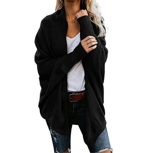 Women casual sleeve kintted women cardigan