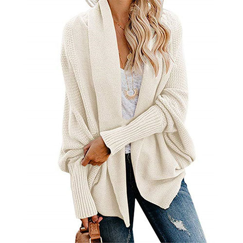Women casual sleeve kintted women cardigan