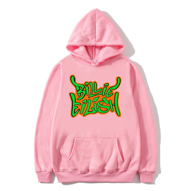 Billie Ellish Fahion Hoodie Pullover Sweatshirt
