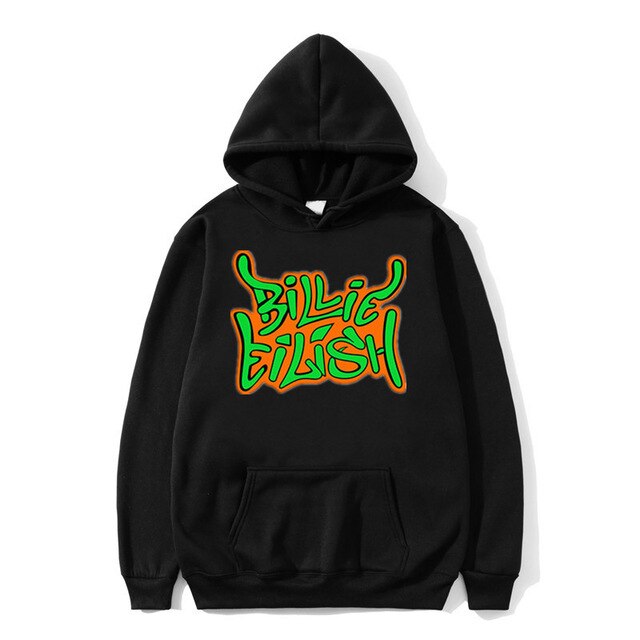 Billie Ellish Fahion Hoodie Pullover Sweatshirt