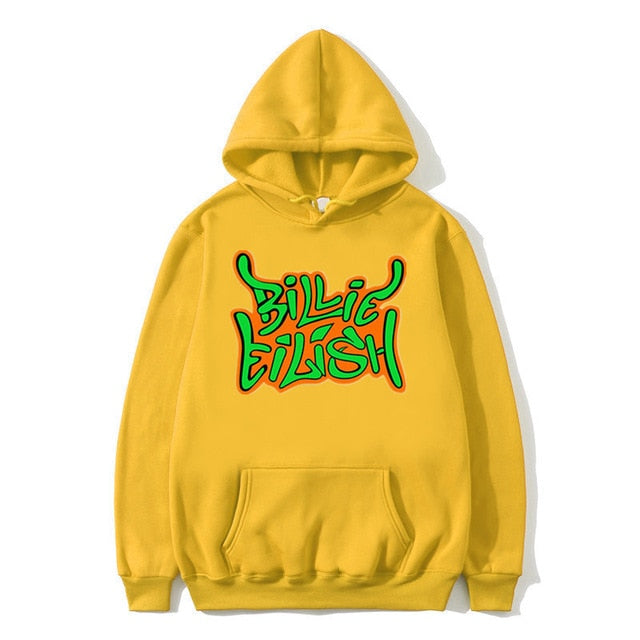 Billie Ellish Fahion Hoodie Pullover Sweatshirt