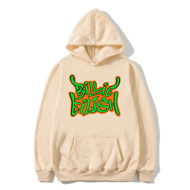 Billie Ellish Fahion Hoodie Pullover Sweatshirt