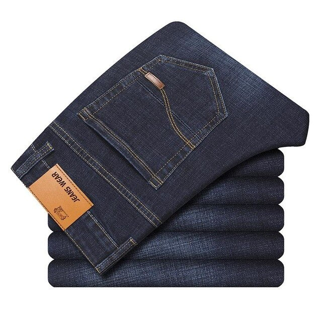 Men's Denim Wash Casual Jeans