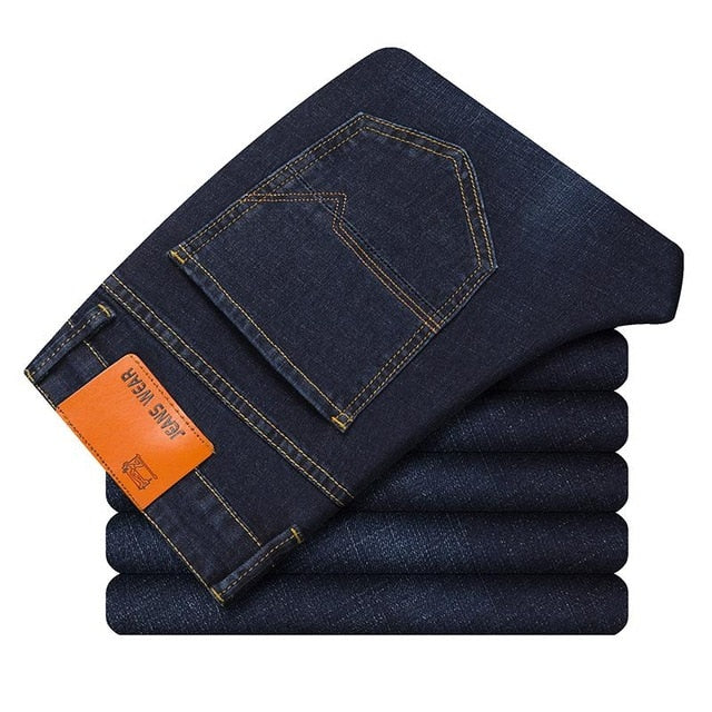 Men's Denim Wash Casual Jeans