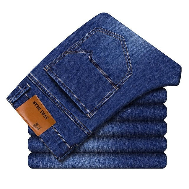 Men's Denim Wash Casual Jeans