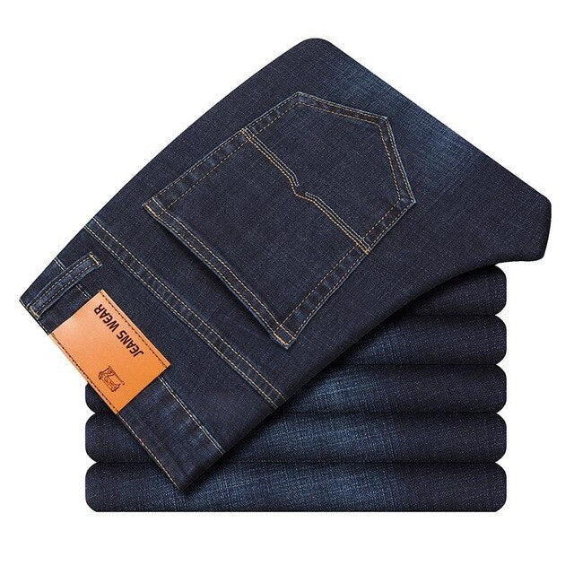 Men's Denim Wash Casual Jeans