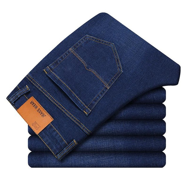 Men's Denim Wash Casual Jeans