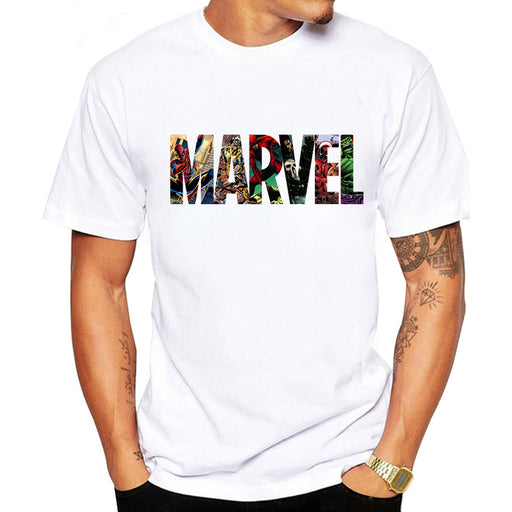 Cartoon Marvel Fashion Printed T Shirt