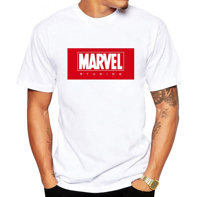 Cartoon Marvel Fashion Printed T Shirt