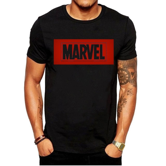 Cartoon Marvel Fashion Printed T Shirt