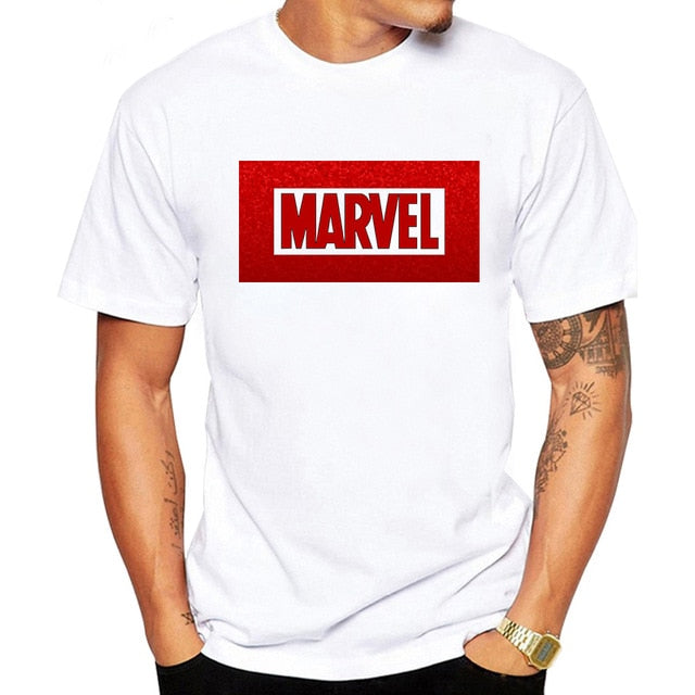 Cartoon Marvel Fashion Printed T Shirt