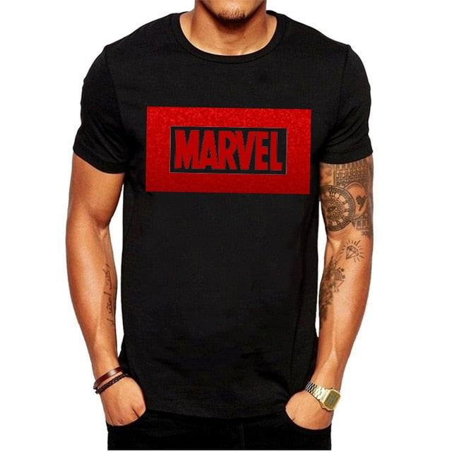 Cartoon Marvel Fashion Printed T Shirt