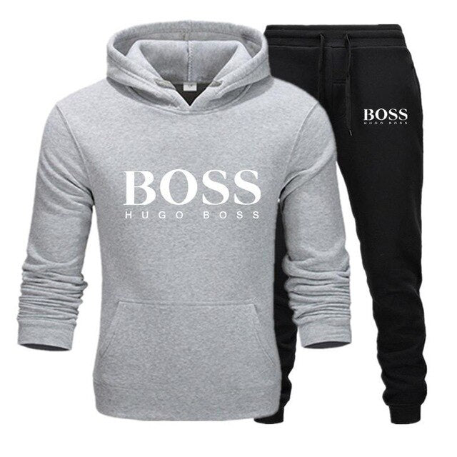 Men's Boss Letter Print Tracksuits