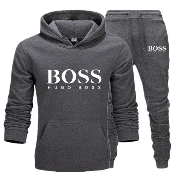 Men's Boss Letter Print Tracksuits