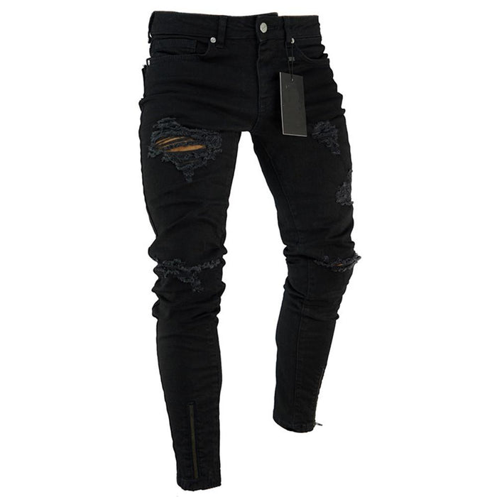 Slim Fit Ripped Skinny Jeans