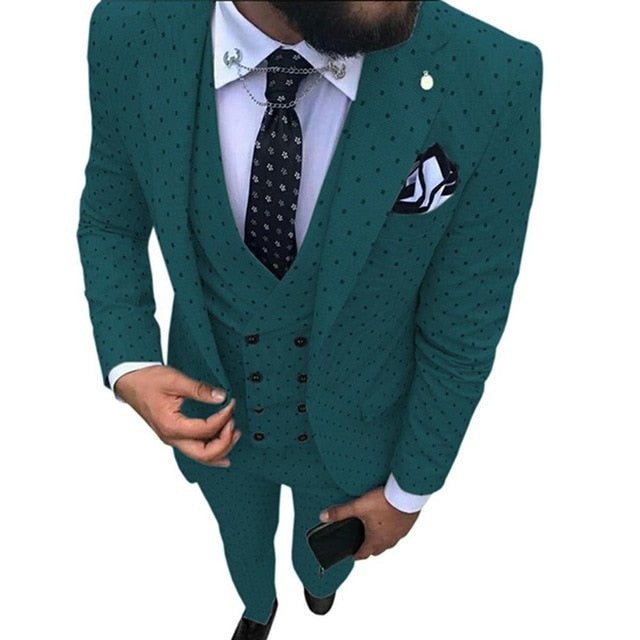 Groomsmen Wedding Party Blazer Suit
