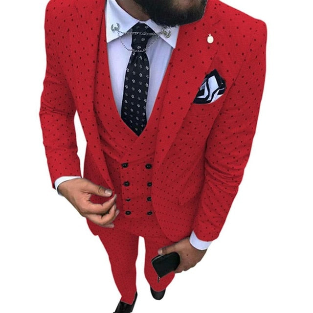 Groomsmen Wedding Party Blazer Suit