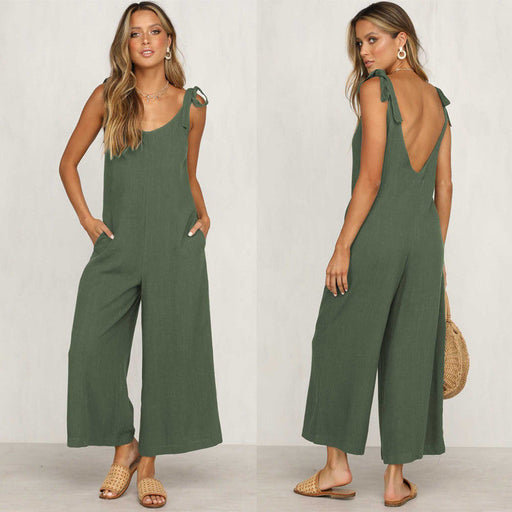 Women Casual Loose Jumpsuit