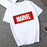 Showtly   MARVEL Studios White T shirt  Captain America Iron  Spider Short Sleeve Vogue  The Avengers Summer Tee Tops