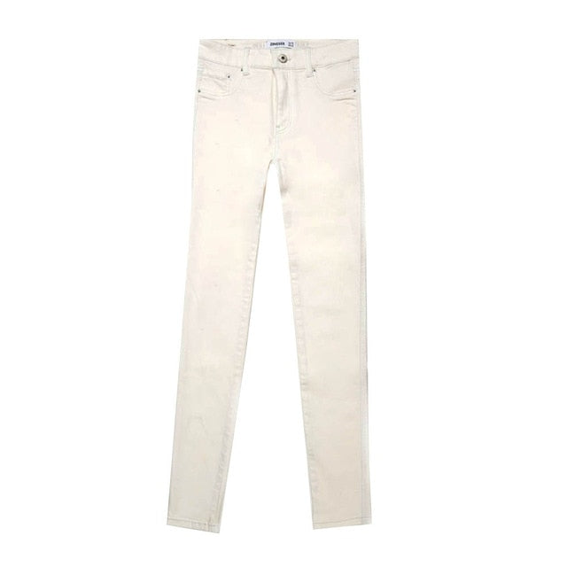 Women Denim Skinny Slim Elastic Jeans