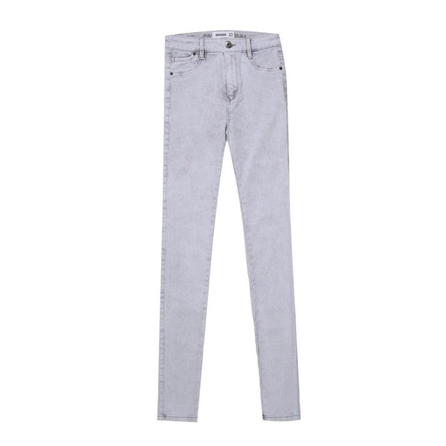 Women Denim Skinny Slim Elastic Jeans