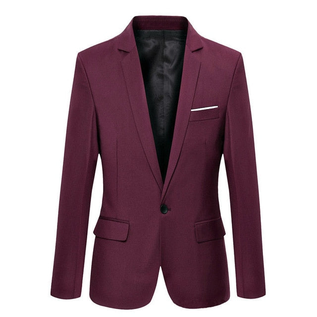 Korean Slim FIt Blazer Jacket Suit