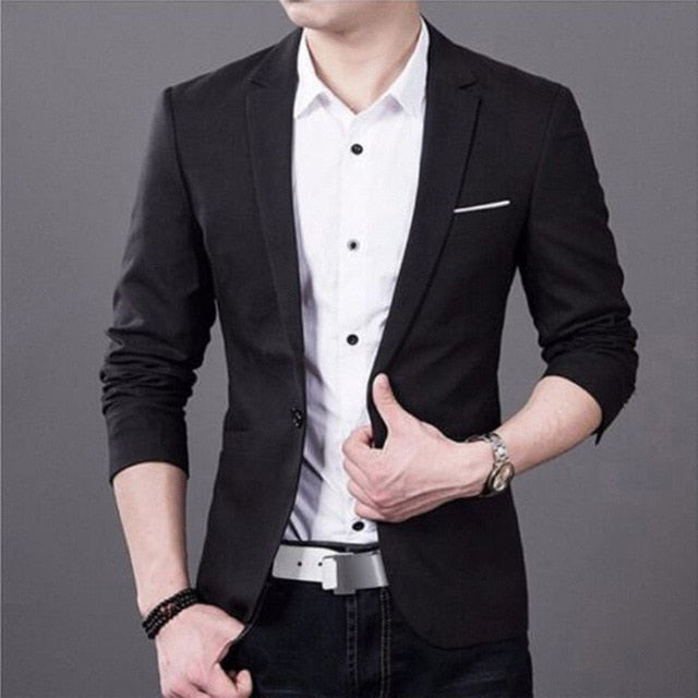 New Korean Slim Fit Blazer Suit