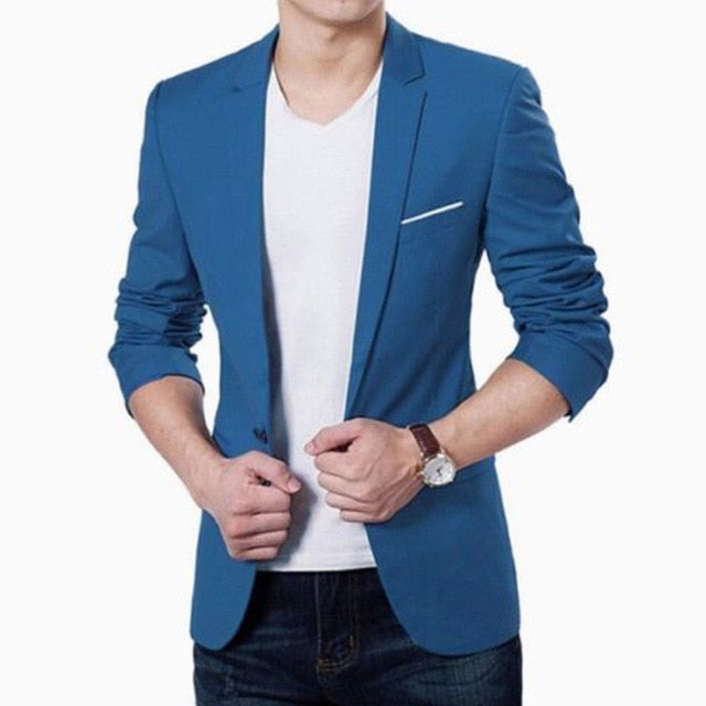 New Korean Slim Fit Blazer Suit