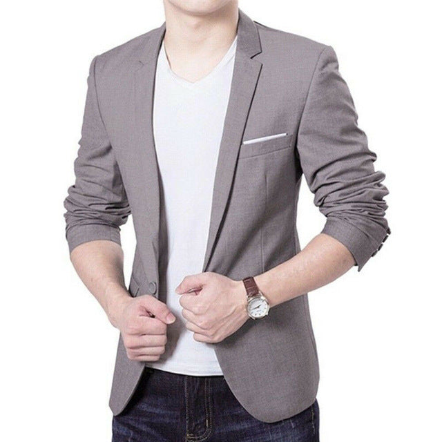 New Korean Slim Fit Blazer Suit