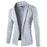 Men's Casual Slim Fit No Button Suit Blazer