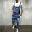 Hi Street Distressed Denim Destressed Overalls
