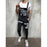 Hi Street Distressed Denim Destressed Overalls