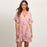 Fashion Short Sleeve V-neck A-line Dress