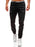 Men's Drawstring Skinny Biker Jeans