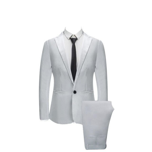 Men's Wedding Slim Fit Blazer Suit