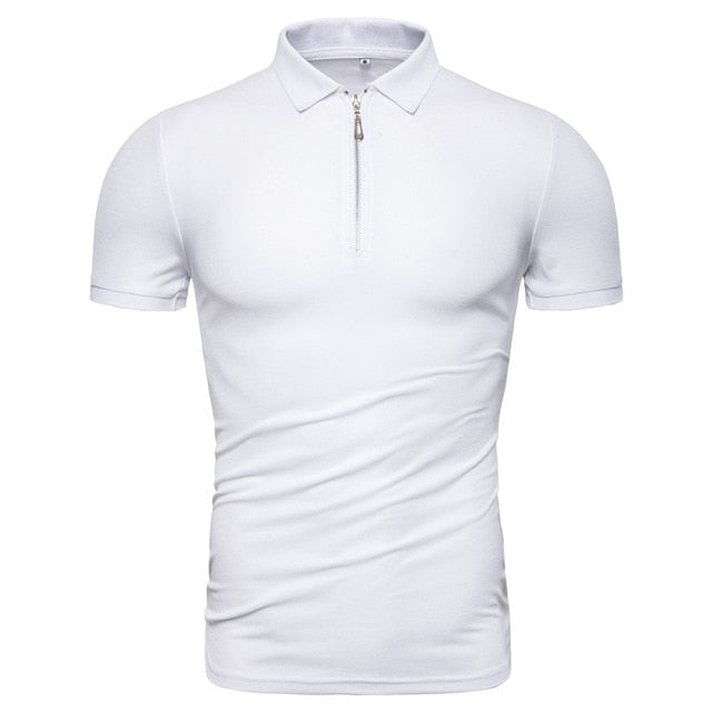 Men's Slim Fit Collar Short Sleeve Polo Shirt