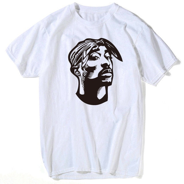 Tupac 2pac t shirt Shakur Hip Hop T Shirts Makaveli rapper Snoop Dogg Biggie Smalls eminem J Cole jay-z Savage hip hop rap music