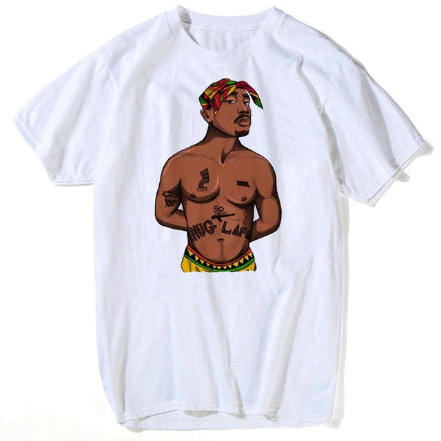 Tupac 2pac t shirt Shakur Hip Hop T Shirts Makaveli rapper Snoop Dogg Biggie Smalls eminem J Cole jay-z Savage hip hop rap music