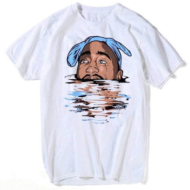 Tupac 2pac t shirt Shakur Hip Hop T Shirts Makaveli rapper Snoop Dogg Biggie Smalls eminem J Cole jay-z Savage hip hop rap music