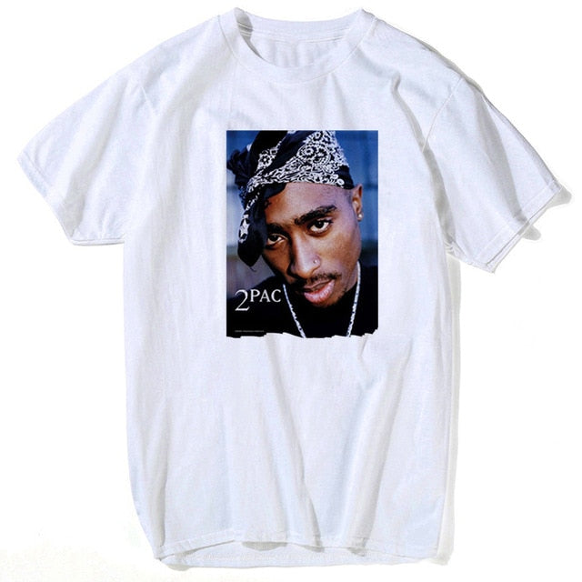Tupac 2pac t shirt Shakur Hip Hop T Shirts Makaveli rapper Snoop Dogg Biggie Smalls eminem J Cole jay-z Savage hip hop rap music