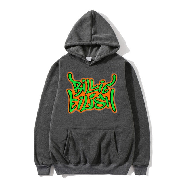 Billie Ellish Fahion Hoodie Pullover Sweatshirt
